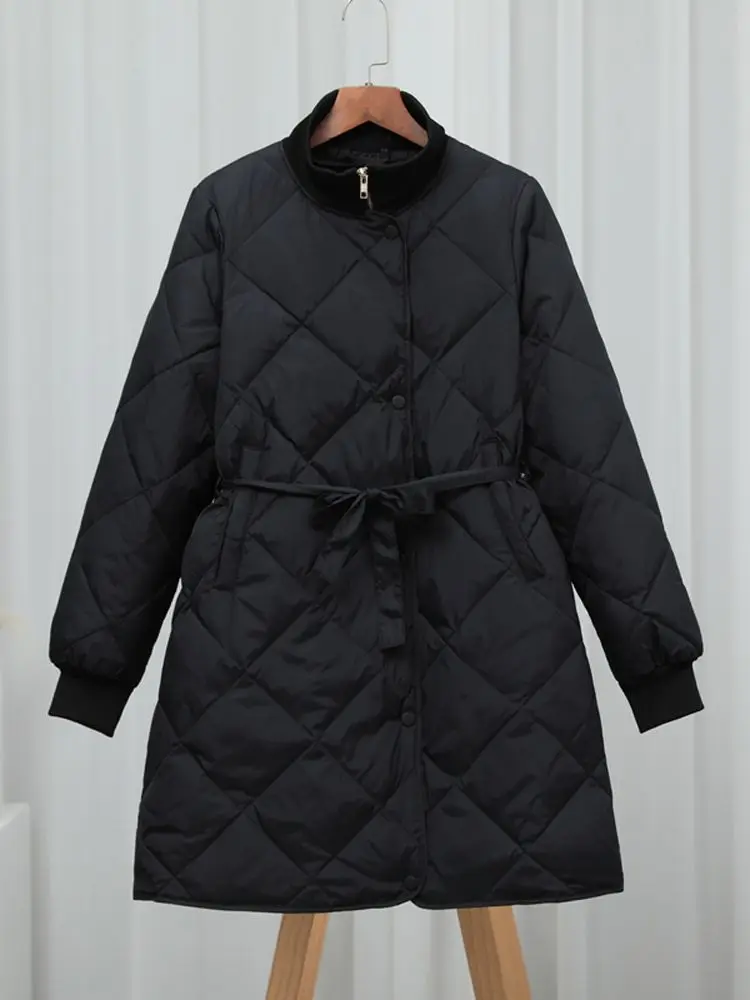 Women Long Down Jacket New Casual Style White Duck Down Jackets Autumn Winter Coats And Parkas Female Outwear