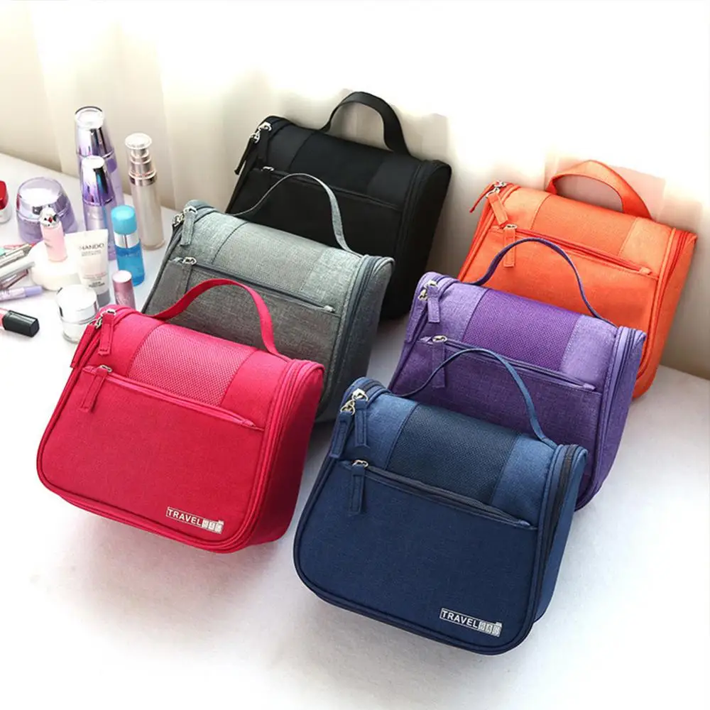 

Storage Bag Hand-held Design Solid Color Travel Storage Bag Modern 1pcs Cosmetics Bag Washbag Simple Fashionable Practical