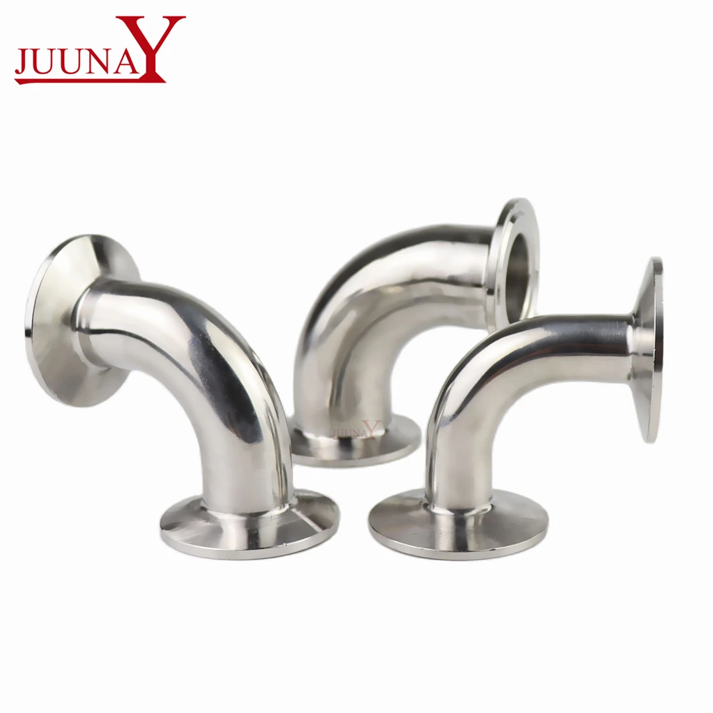 Тройник 90 градусов Tri Clamp из нержавеющей стали SS304 для санитарных трубных соединений диаметром 1,5", 2", 2,5", 3", 3,5" и 4" для домашнего пивоварения.