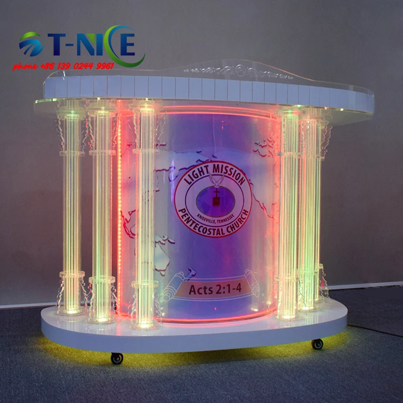 Современный подиум церковная кафедра большая настольная платформа для