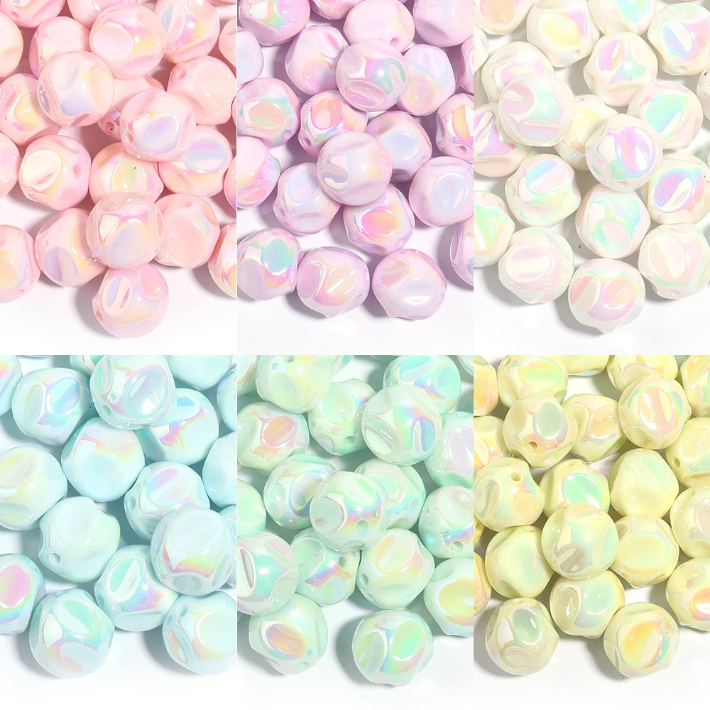 10 шт./партия 16 мм акриловые бусины с цветным покрытием в форме фига для