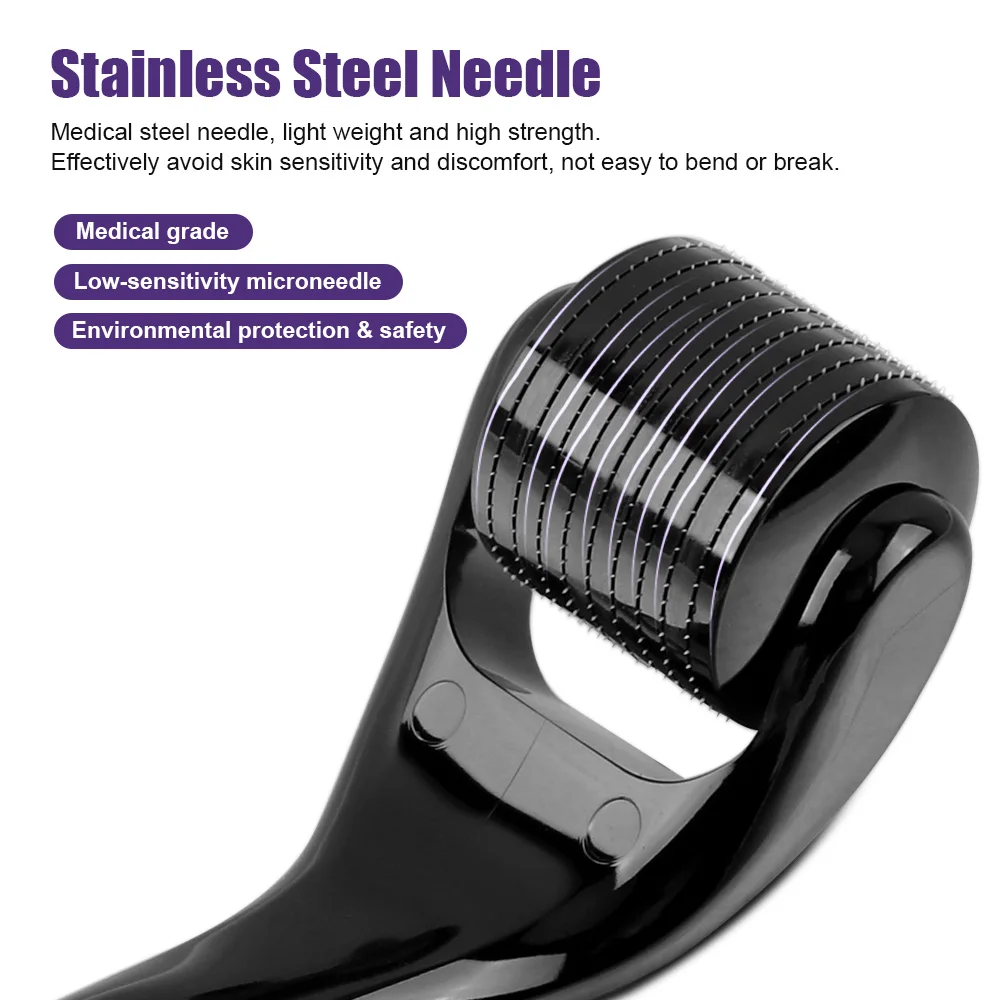 Фото Derma Microneedling микроигла микроиглы ролик для лица для роста волос Dermastamp уход за кожей мезотерапия красота дропшиппинг №5