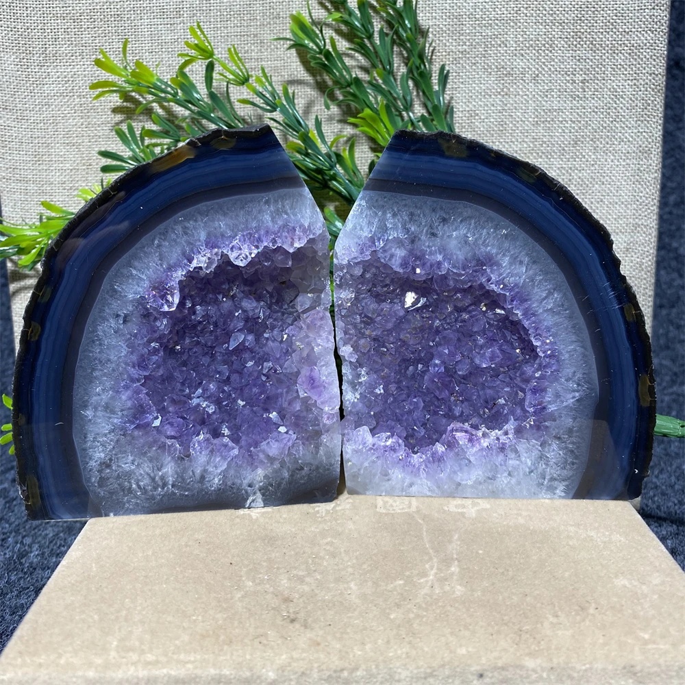 

Натуральный Аметист Twain, образец, необработанный кварц, фиолетовый кристалл, лечебные камни, украшение для дома, Подарочный кластер, драгоце...