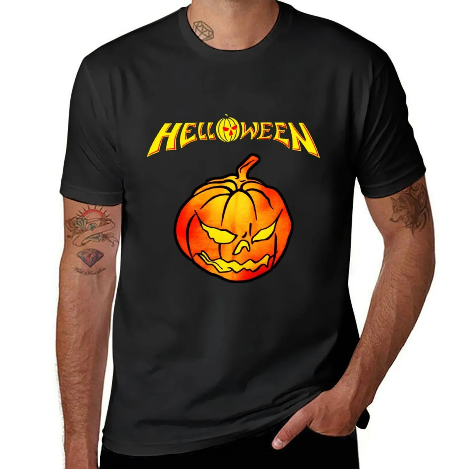 Футболка Helloween is a Power из металла мужские футболки большого размера с принтом