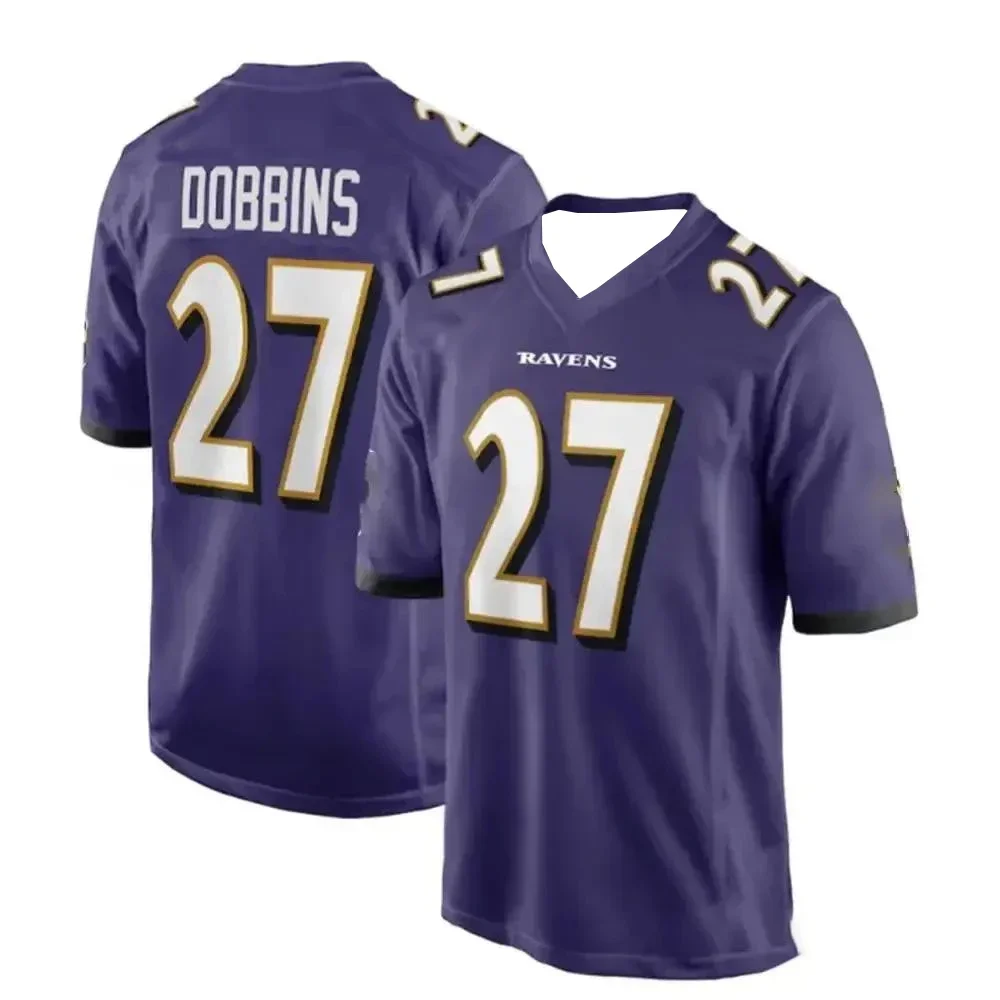 Спортивная форма NFL Baltimore Ravens официальное издание дышащие поглощающие пот