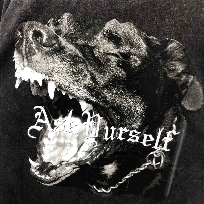 Футболка Askyurself для мужчин и женщин винтажная тенниска из тяжелой ткани топ