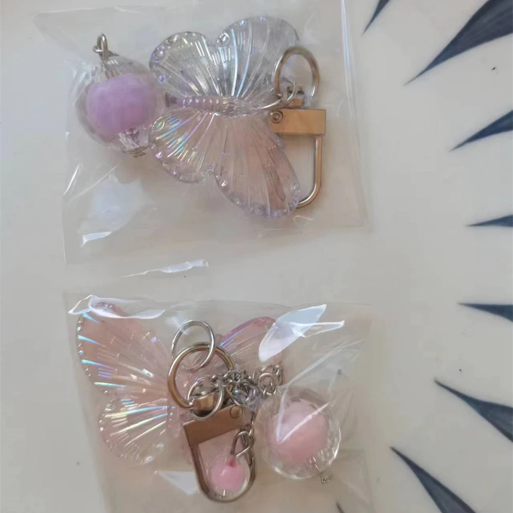 Прочный K-брелок в форме бабочки модный удобный корейский популярный коробка для