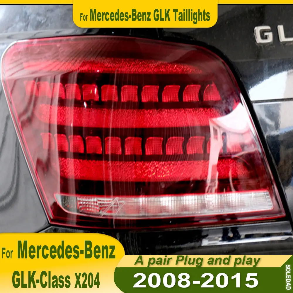 Автомобильные светодиодные задние фонари для Mercedes Benz GLK GLK300 GLK350 GLK260 2008-2014 2015