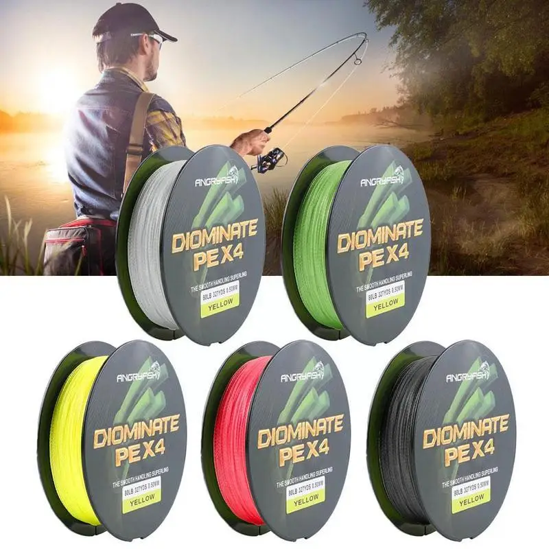 

8 Braided 500m Anti-bite Line PE Fishing Line 5 Colors Braided Fishing Strong Pull Line Fishing Accessories Multifilament S2A4