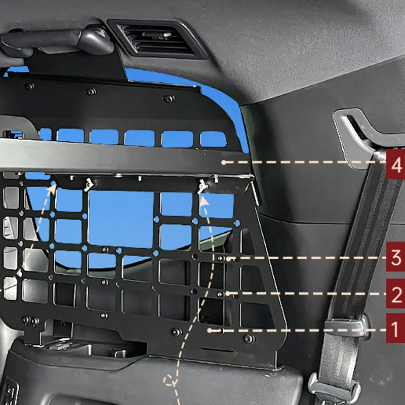 Для Toyota Land Cruiser 300 LC300 J300 2022 2023 2024 модульная полка для груза в багажник заднего