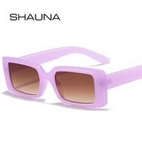 shauna small rectangle sunglasses women fashion jelly color shades uv400 eyewear vintage men tea gradient sun glasses