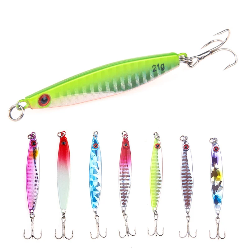 

1PCS VIB Fishing Lure Swim Minnow Wobbler Hard Bait 14.3g 21.6g Artificial Crankbait Winter Sea Fishing Bass Diving Swivel Bait