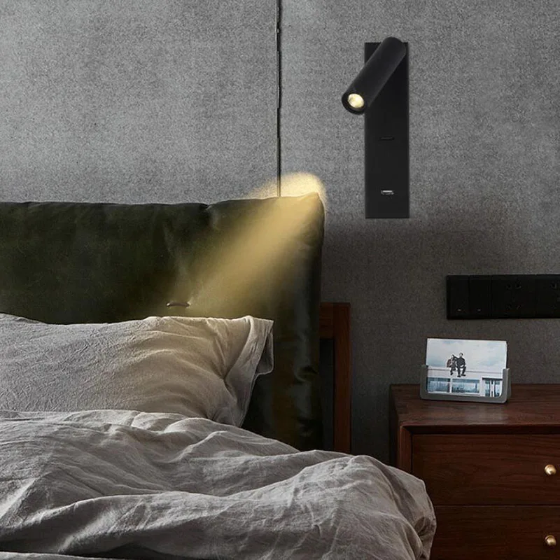 Настенная Светодиодная лампа с USB-интерфейсом 3 Вт 350 градусов |