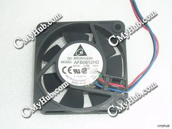3-проводной охлаждающий вентилятор для DELTA AFB0612HD K810 DC12 в 6020 а 6 см 60 мм 60x60x20 4