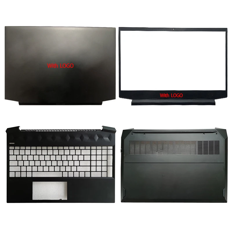 

Чехол для ноутбука HP Pavilion Gaming 15 15-EC 15-EC0013DX, верхняя задняя крышка экрана, задняя крышка ЖК-дисплея/Передняя панель/Упор для рук/Нижняя крышка
