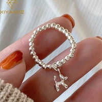 xiyanike funny balloon puppy beads elastic finger rings for women girl fashion adjustable jewelry gift party %d0%ba%d0%be%d0%bb%d1%8c%d1%86%d0%be %d0%b6%d0%b5%d0%bd%d1%81%d0%ba%d0%be%d0%b5