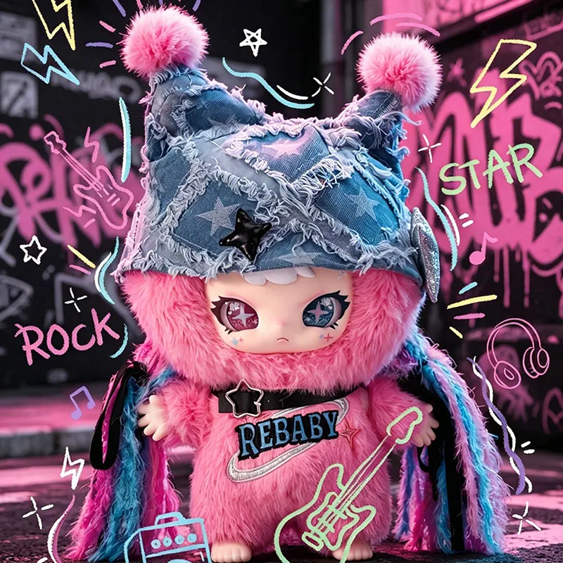 Фото Коллекционная серия Rebaby Teenage Era: Сюрприз-бокс с милой виниловой плюшевой куклой Rebaby 400%, фигурка, аниме-кукла, подарочная игрушка №3