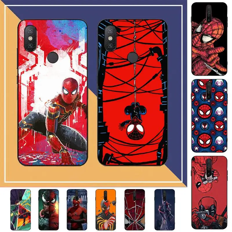 

Bandai spiderman Phone Case for Redmi Note 8 7 9 4 6 pro max T X 5A 3 10 lite pro