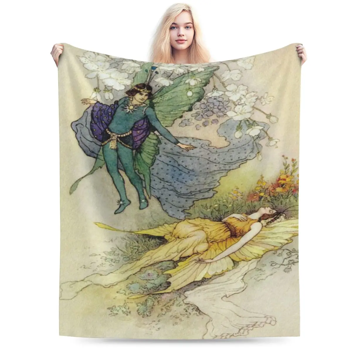 Ультрамягкое Флисовое одеяло Midsummer Night S Dream - Warwick Goble An