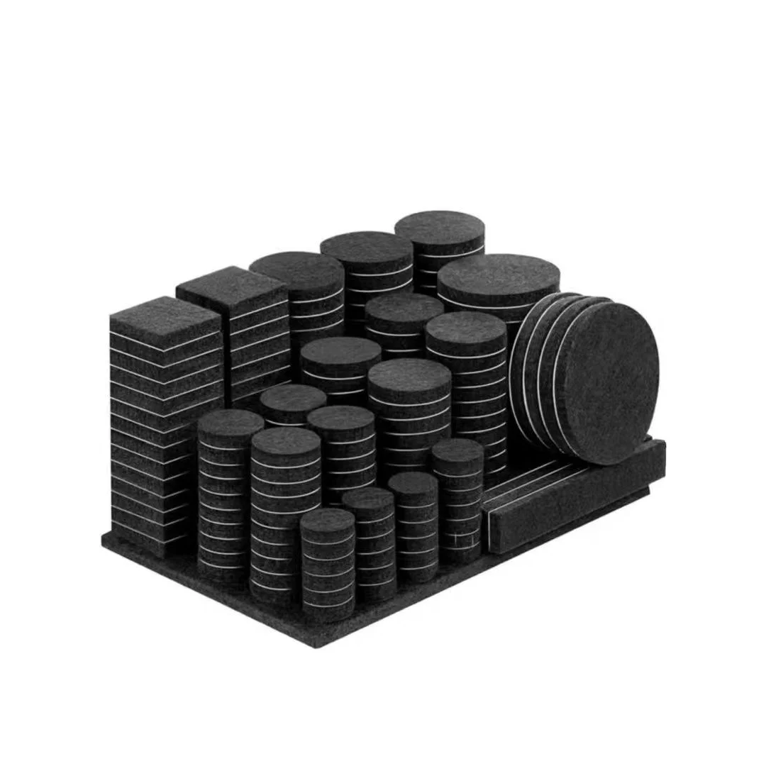 

236 шт. мебельные накладки из твердой древесины, самоклеящиеся, режущие войлочные накладки на стулья, защитные накладки на пол против царапин