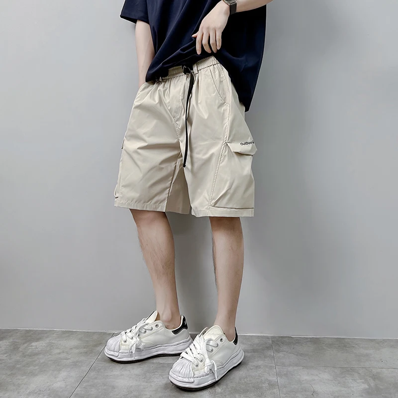 PgUp летние уличные Водонепроницаемые шорты для мужчин и женщин Свободные прямые