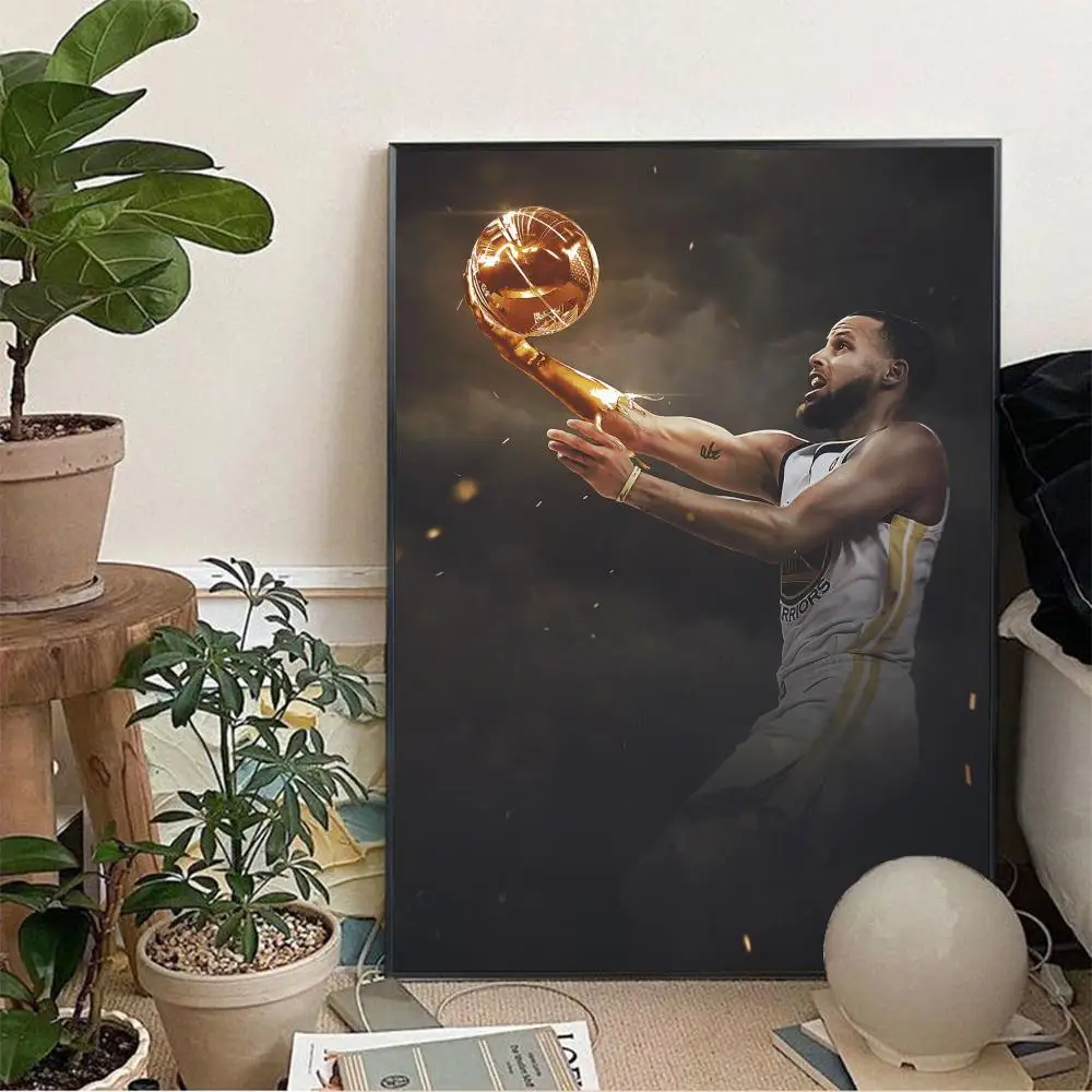 1 Шт. S-stephen C-curry Баскетболист Плакат Наклейка Современное Искусство Цифровая