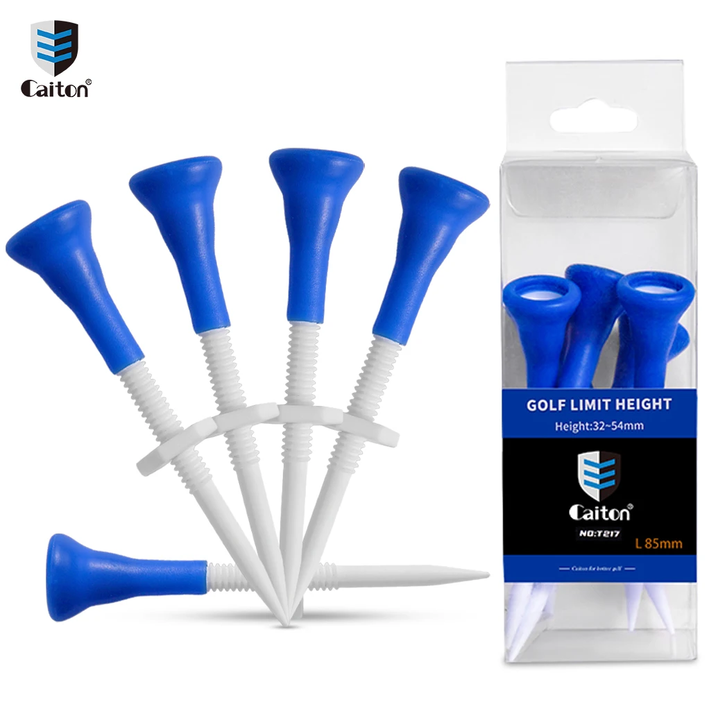 Регулируемые пластиковые футболки для гольфа Caiton 5 шт. 85 мм/3 34 дюйма диапазон 22