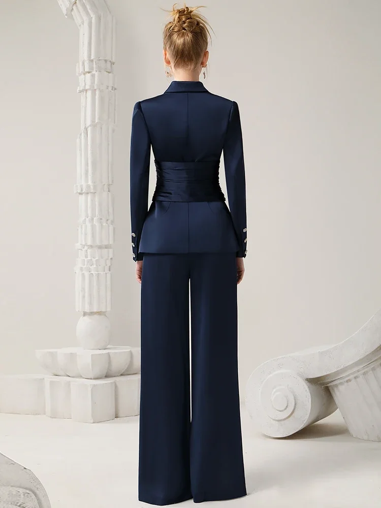 LEOSOXS высококачественное пальто для делового костюма на осень и зиму темно-синий