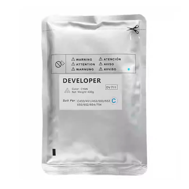 1 шт. DV711 DV 711 тонер-порошок для принтера Konica Minolta Bizhub C450 C451 C452 C550 C552 C650 C654 C754 C654e C754e