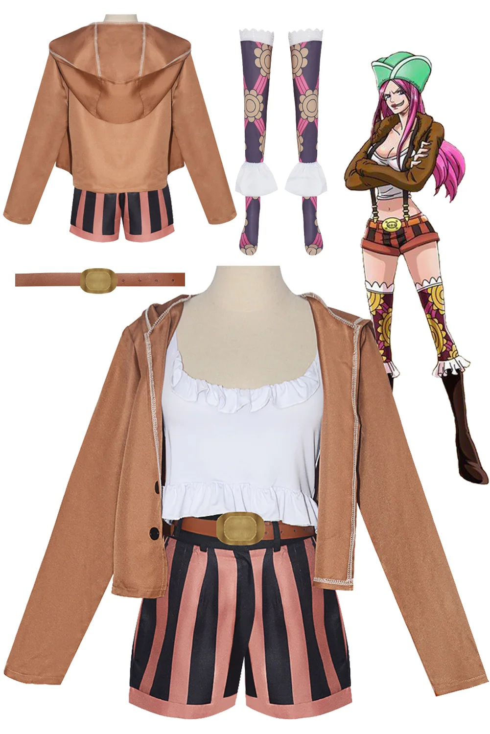 Бонни Женская Маскировка Косплей летняя одежда Аниме пиратский костюм Взрослые