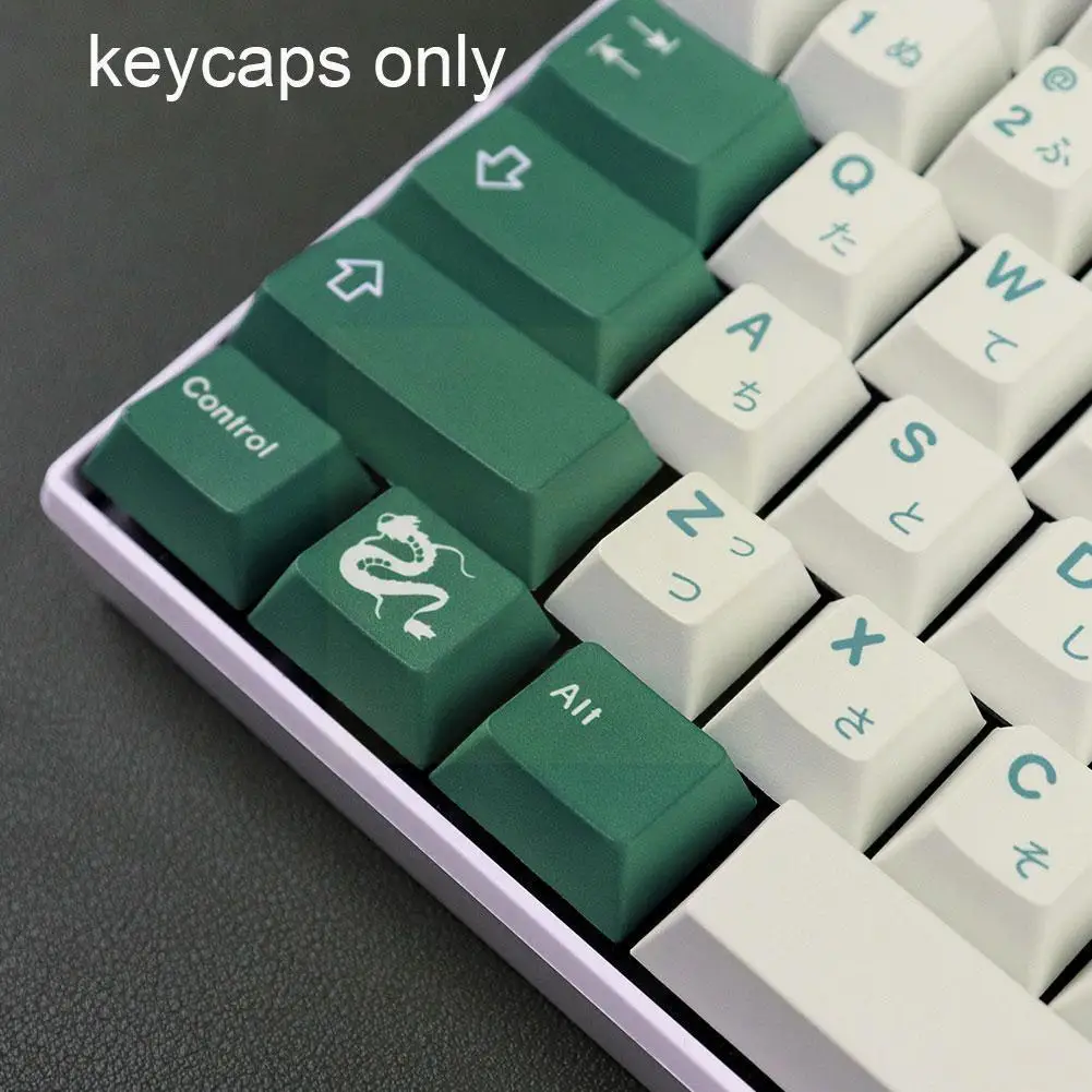 

Колпачки для клавиш GMK Haku, колпачки для клавиш с сублимационной печатью для MX Switch, механическая клавиатура, японский профиль N5N9