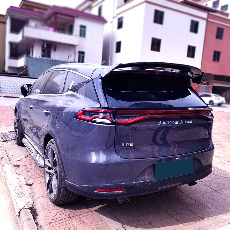 Черный спойлер для BYD Tang DM-i EV DM-P от 2018 до 2023 аксессуары крыши заднего крыла