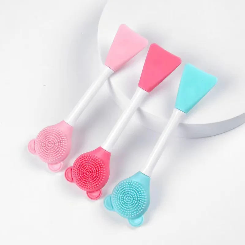 

1pcs Face Mask Brush Silicone Gel Facial Mask DIY Brushes Original Soft Fashion Beauty Women Skin Face Care Home Makeup Tools