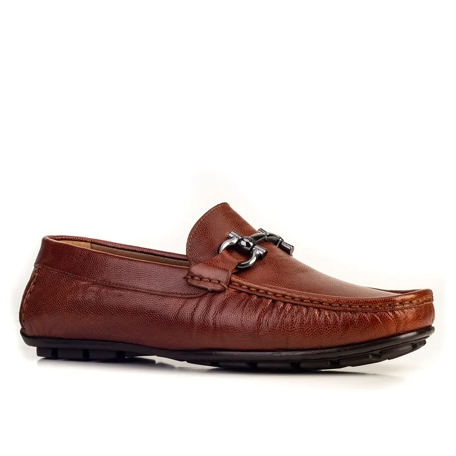 

Genuine Leather Tan Men Loafer