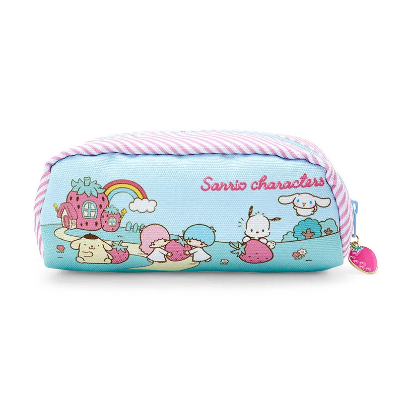 

Cinnamoroll Pompompurin Pochacco Sanrio Plush Kawaii Cartoon Cute Pencil Bag Stationery Storage Bag Anime Toy for Girl Gift