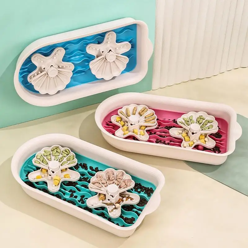 Миска для собак миска медленного кормления кошек лабиринт лакомство йогурт