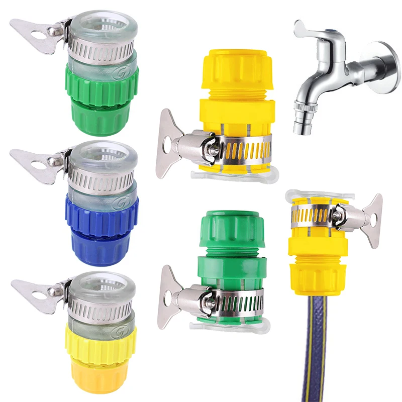 

Garden Hose Quick Connector Tap Water Pipe Connector Universal 1/2 Inch Faucet Adapter Garden Irrigation System Accessories