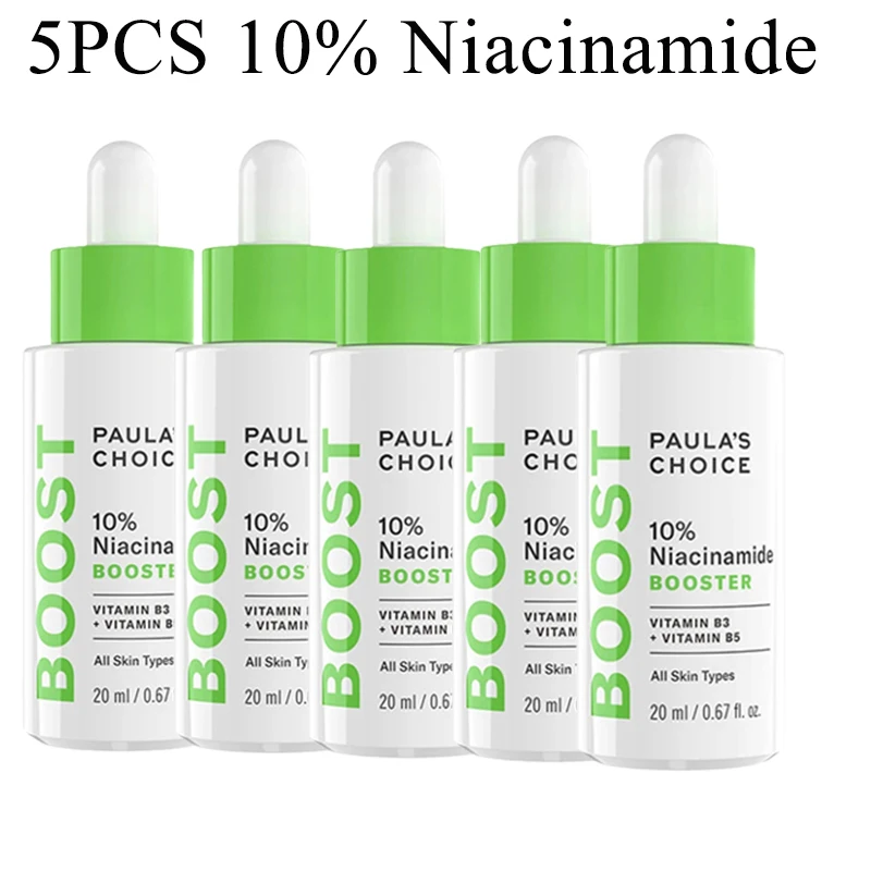 

5PCS Paula's Choice BOOST 10% Niacinamide Booster With Vitamin B3 And Vitamin C Serum Pore Minimize Face Makeup 20ml