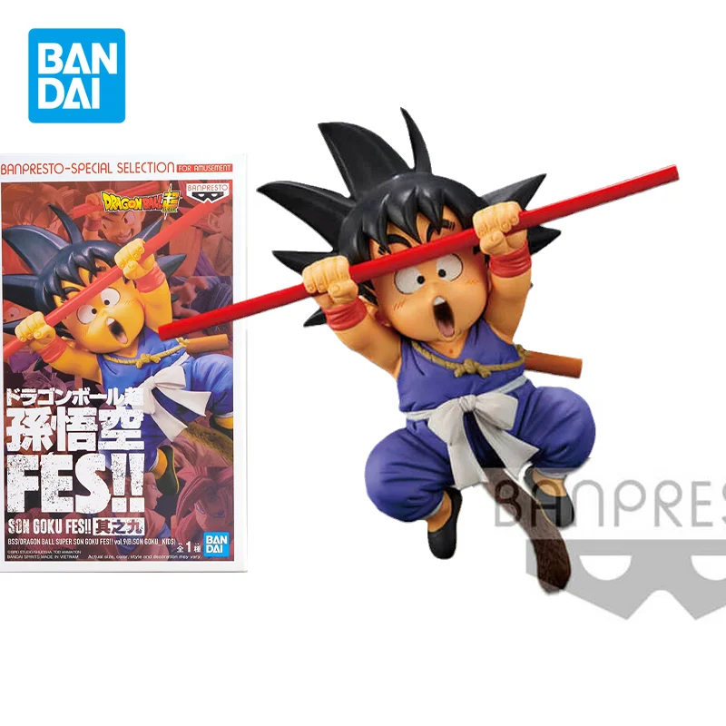 

Bandai Original Dragon Ball Super Anime Figure Son Goku FES Vol.9 Action Figure Toys for Kids Gift Collectible Model Ornaments