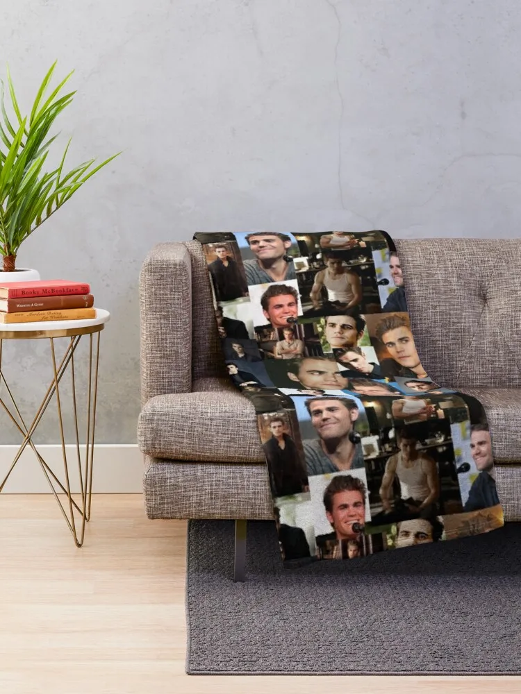 Paul wesley cobertor de lã |