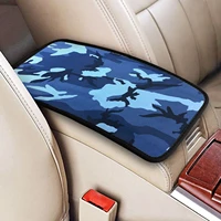 aneyhoz camo car center console cover for men blue waterproof car armrest seat box cover protector universal suv truck