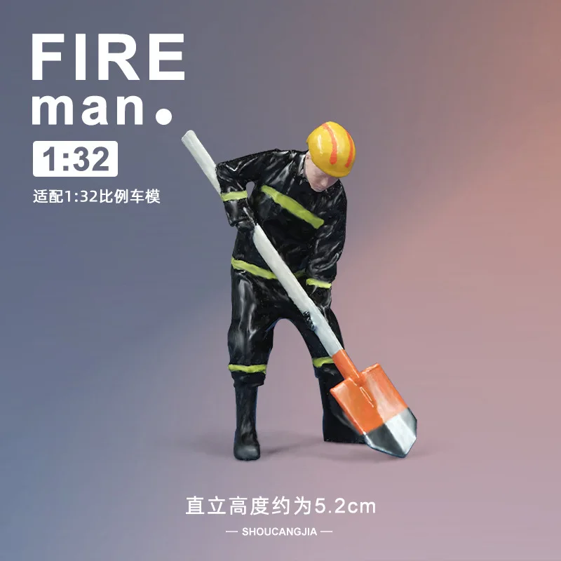 

Миниатюрная пожарная фигурка из резины