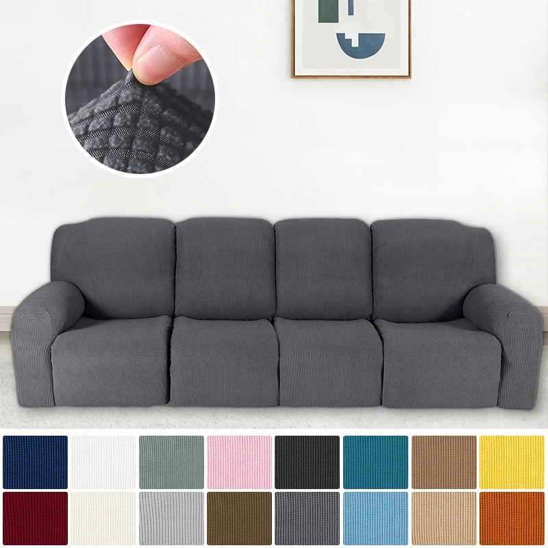Polar Fleece Recliner Sofa Covers Stretch Lazy Boy Chair Cover Anti-dirty Protector Living Room For 3 Seat | Дом и сад