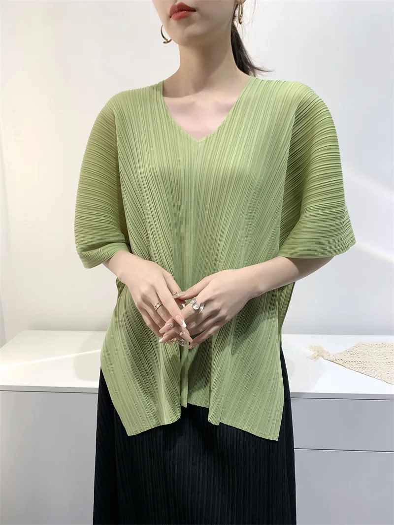 

Женская летняя шаль из двух предметов, плиссированный топ, рубашка с кондиционированием воздуха, солнцезащитный козырек, маленькая толпа