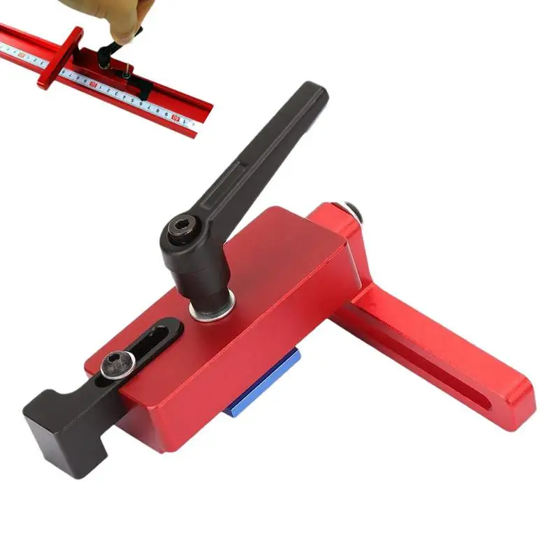 

T-slot Stops Aluminum Alloy Chute Locator 45 Type DIY Sliding Chute Backer Woodworking Hand Tools Accurate Length Limit Device