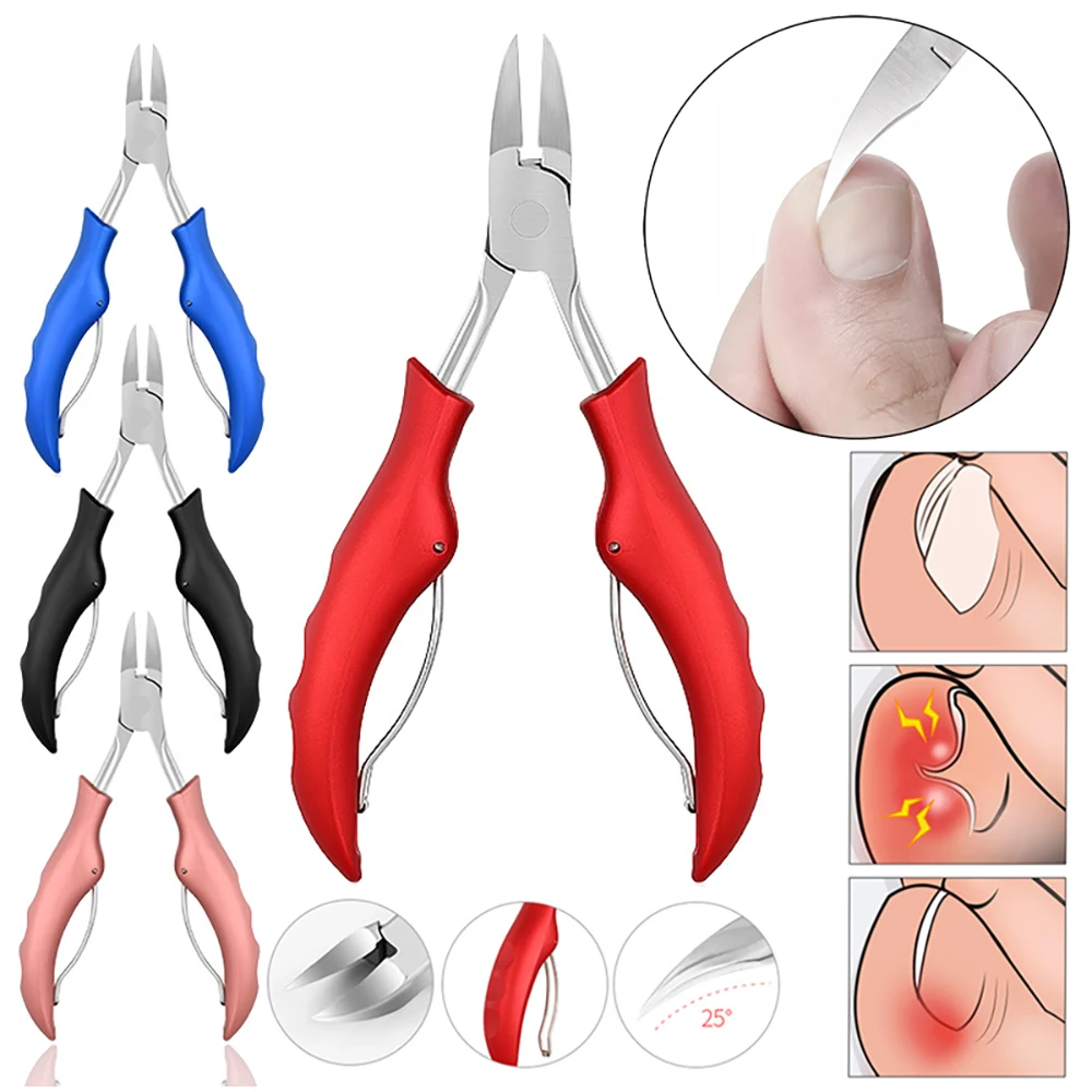 

Skin Dirt Remover for Ingrown Toenails Paronychia Nail Correction Nippers Nail Trimmer Cuticle Scissors Nail Clippers