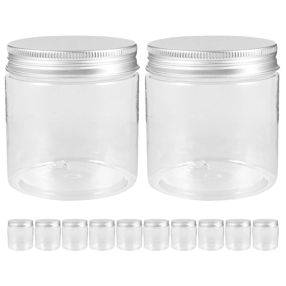 

12Pcs Sealed Mason Jars Fruit Jelly Cans Reusable Mini Storage Food Containers with Aluminum Lid
