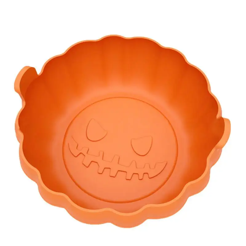 

Silicone Pot Round Liners Silicone Pumpkin Shape Pans Mold Heat Resistant Reusable Kitchen Baking Cooking Oven Accessories