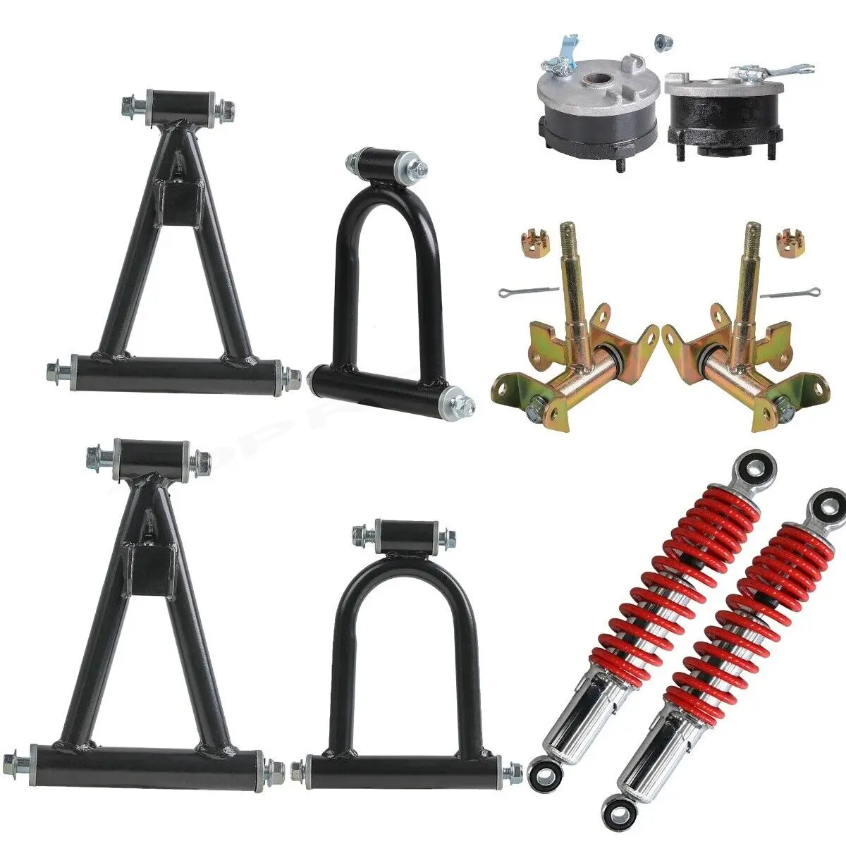 

Upper/Lower Swingarm & Suspension Shock Kit For 125/150/200/250/300cc ATV Quad Sunl/Taotao/Eagle/Loncin Go kart