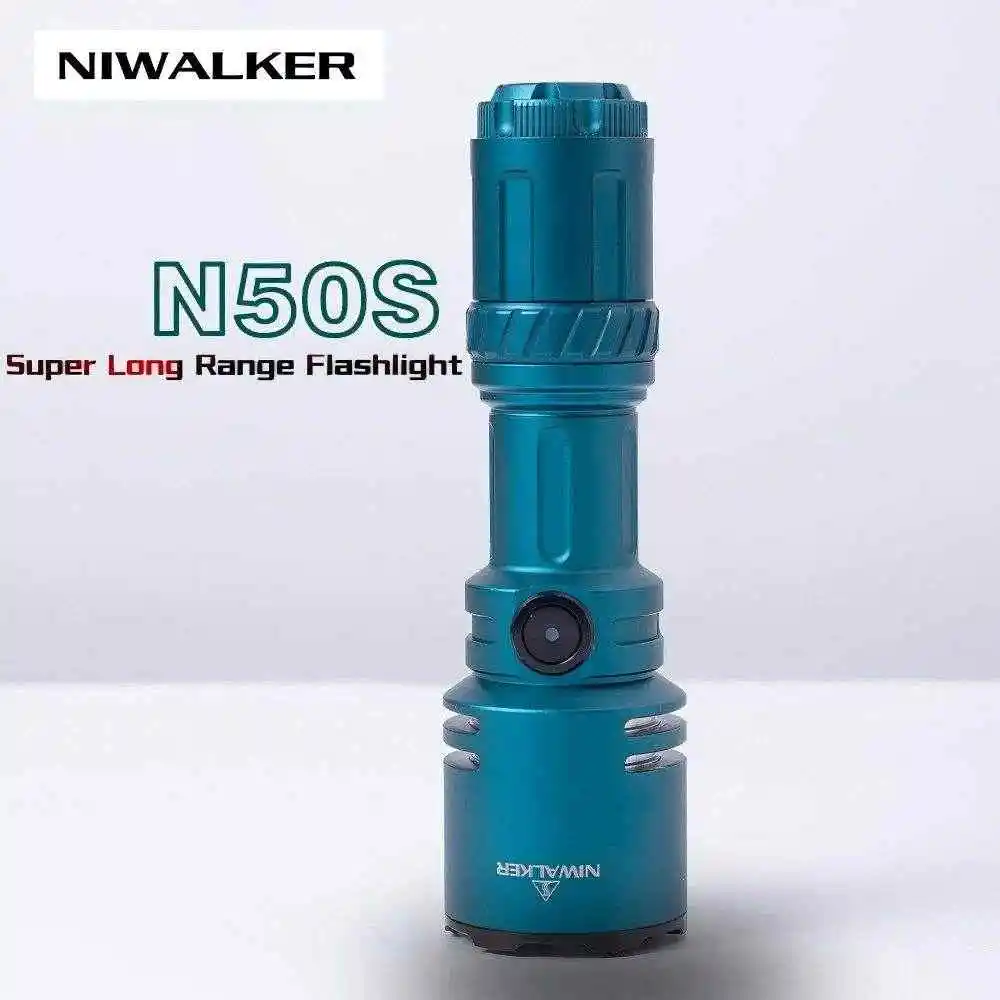 Фото Niwalker N50S Компактный фонарь EDC с дальним светом, 1750 люмен, светодиодный, перезаряжаемый, мини-фонарик №4